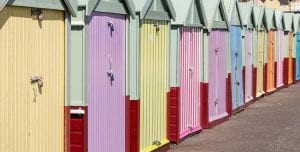 Photo of the beach huts at Hove desirable property