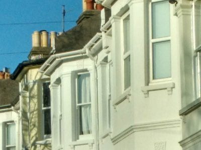 Terraced houses in Brighton