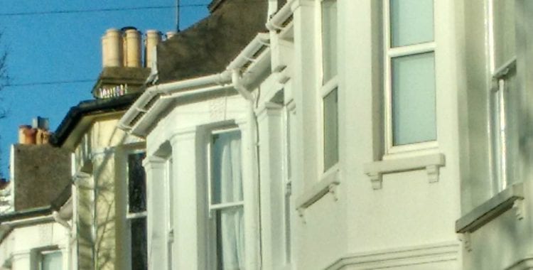 Terraced houses in Brighton